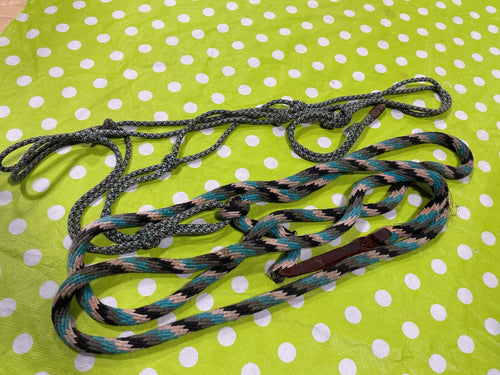 Halter – Rope with Lead, Blue/Black | Used