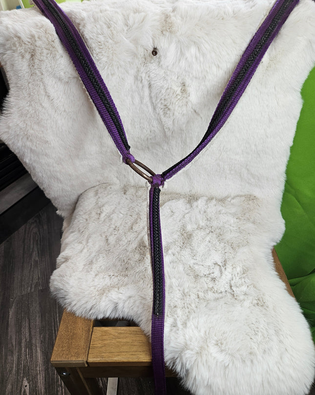 Western Headstalls Nylon Bridle/Breast Collar/Reins Purple