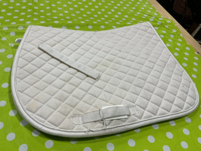 Saddle Pad English Shedrow Full White