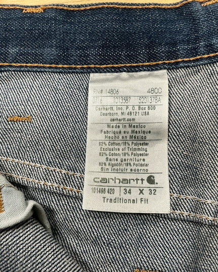 Ladies Jeans Carhardt 34x32 Traditional Fit