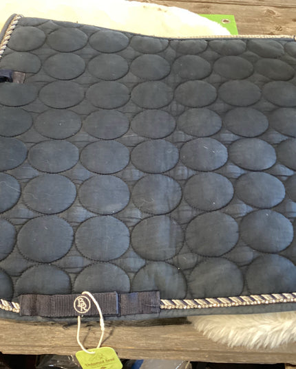 English Saddle Pad Dressage Cob Black BR
