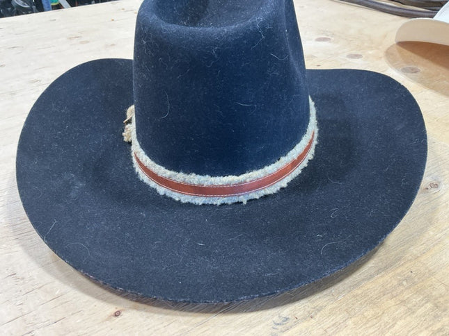 Cowboy Hat Black/Brown Hatband Lanning 7 1/2