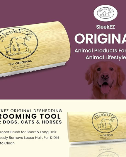 SleekEZ® Cat Brush for Shedding and Grooming (2.5 inch)