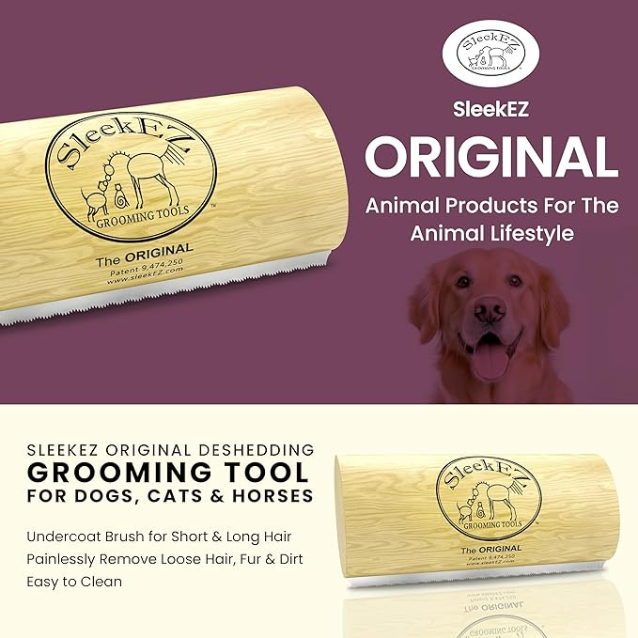 SleekEZ® Cat Brush for Shedding and Grooming (2.5 inch)