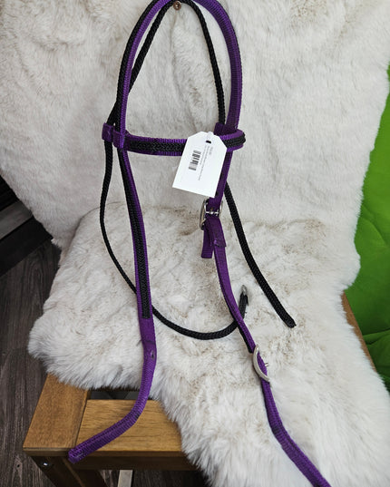 Western Headstalls Nylon Bridle/Breast Collar/Reins Purple