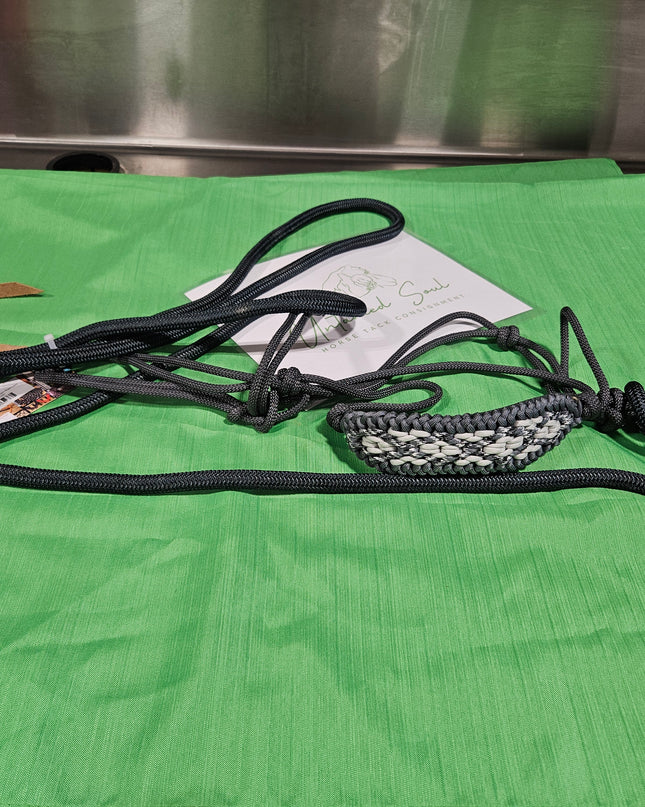 Halter Rope Grey with Yach Rope Lead