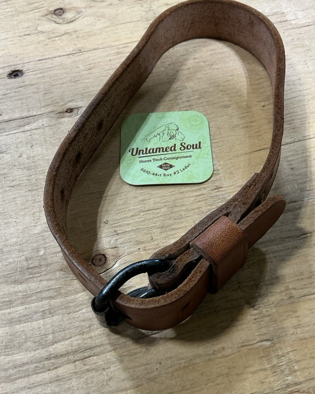 Dog Collar Brown Leather