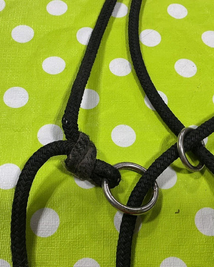 Halter Side Pull  Black Nylon