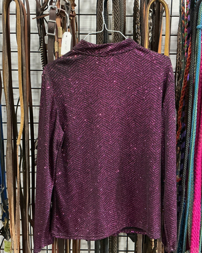 Shirt Onyx Purple Sparkle Size PL
