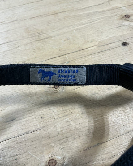 Halter Arabian Style Black Nylon