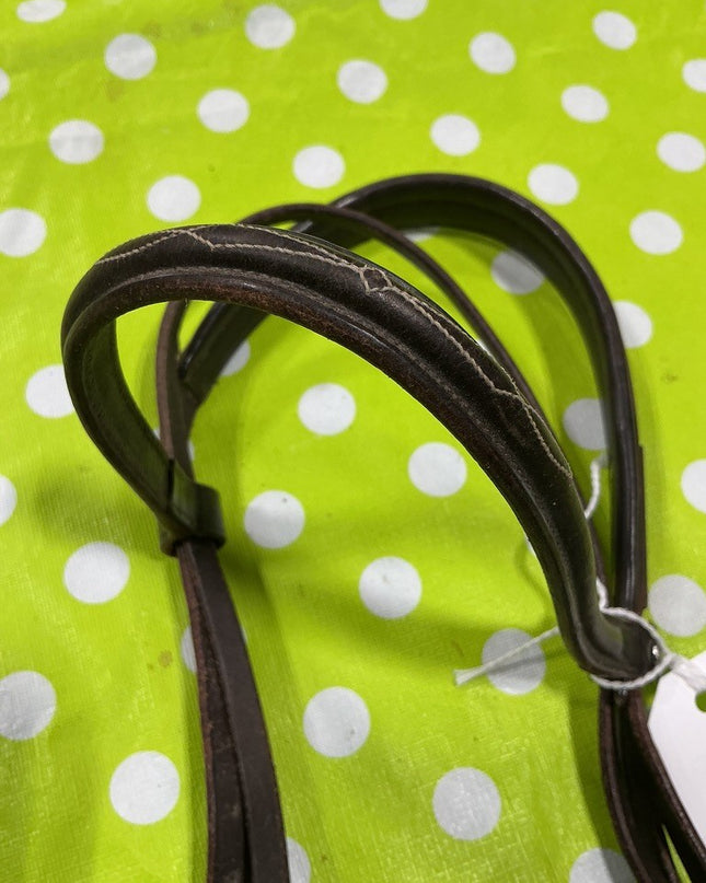 Headdstall English Leather Brown