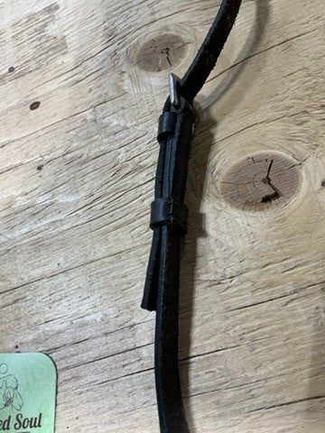 English Noseband Brown Leather