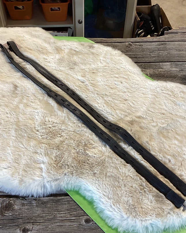 English Stirrup Leathers Black
