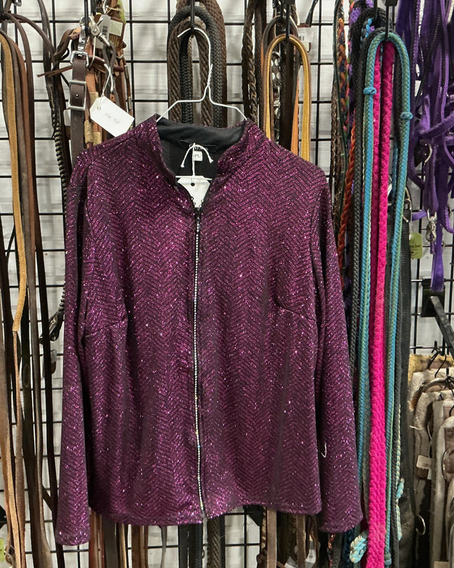 Shirt Onyx Purple Sparkle Size PL