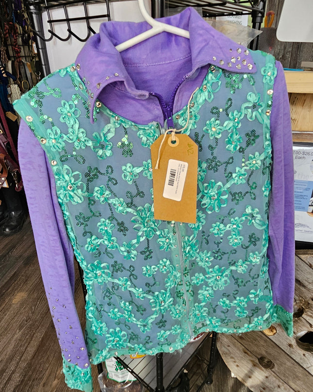 Western Show Shirt & Vest 10/12 Youth
