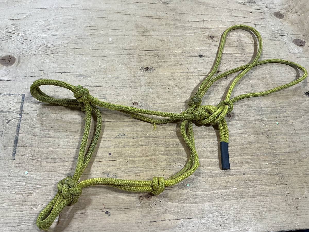 Halter – Rope, Yellow | Used