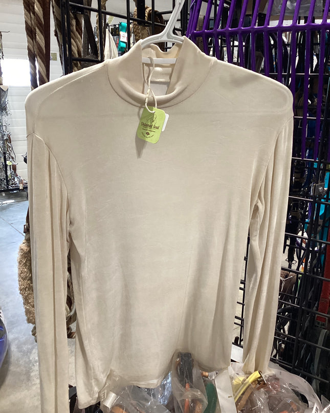 English Shirt Cream Slinky MED