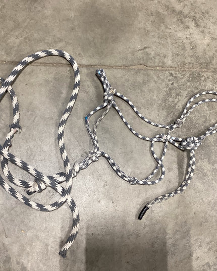 Halter Rope & Lead GreyFadded