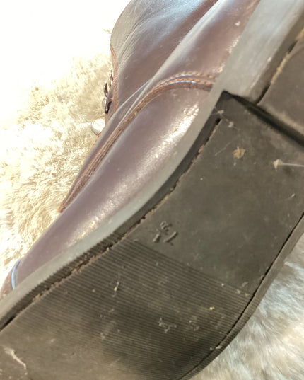 Paddock Boots Brown 7.5 NO LACES