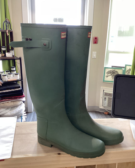 Womens Refined Tall Hunter Boots Size 8