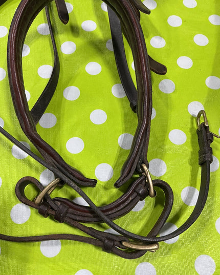 Headstall English Leather Brown