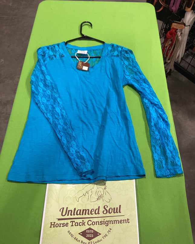 Blue Long Sleeve Youth Med Ariat