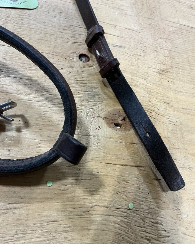 English Headstall  Brown Leather