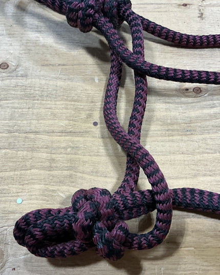 Halter Rope Burgundy/BLK