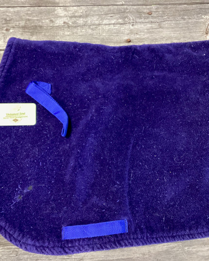 English Saddle  Pad Blue