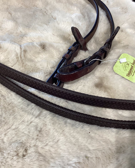 English Reins Rubber Brown