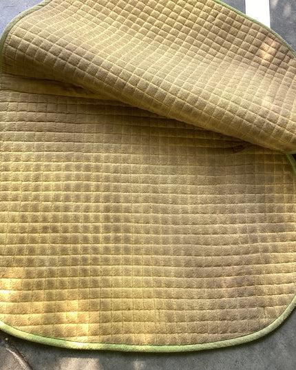 English Saddle Pad Lime Green
