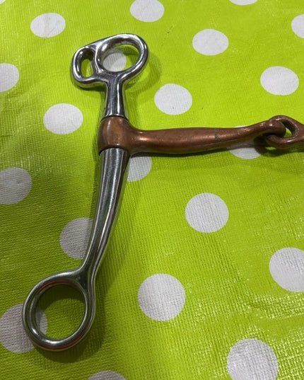 Bit Tom Thumb Snaffle Copper Mouthpiece 5 1/4"