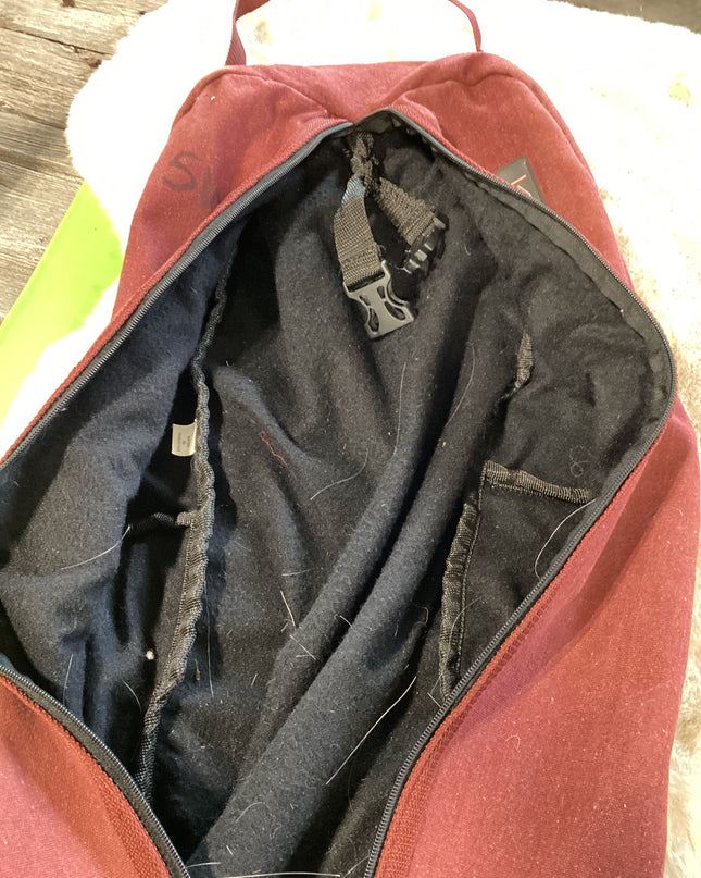 Bridle Bag Burgundy padded