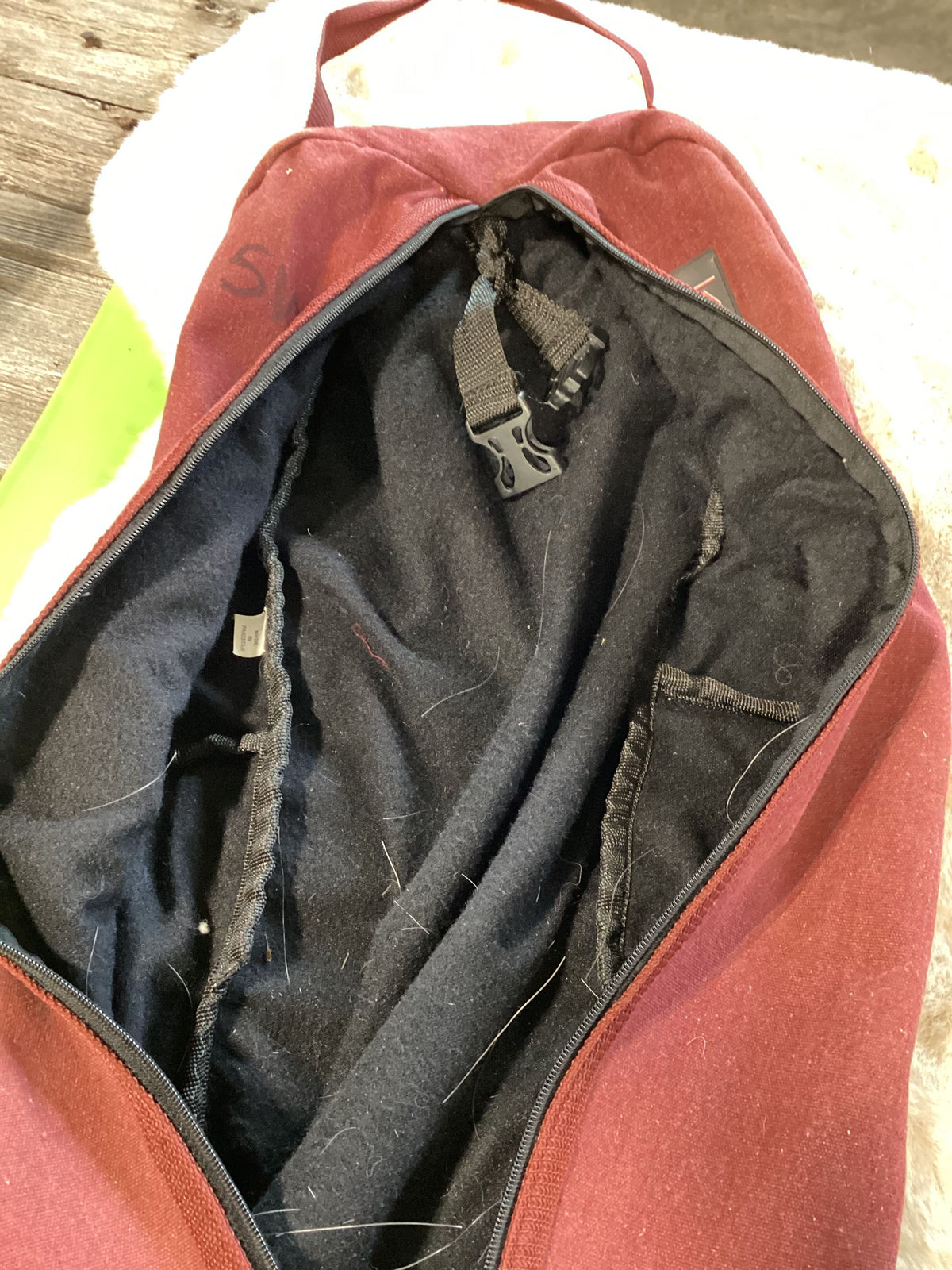 Bridle Bag – Burgundy, Padded | Used