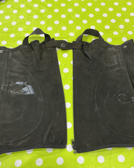 English 1/2 Chaps  Black Small