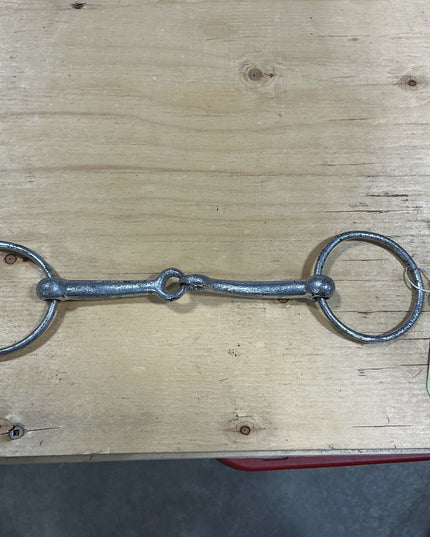 Bit Snaffle small rings 6"