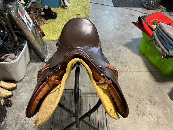English Saddle – All Purpose, Light Brown S18" G5.5" with Pad | Used