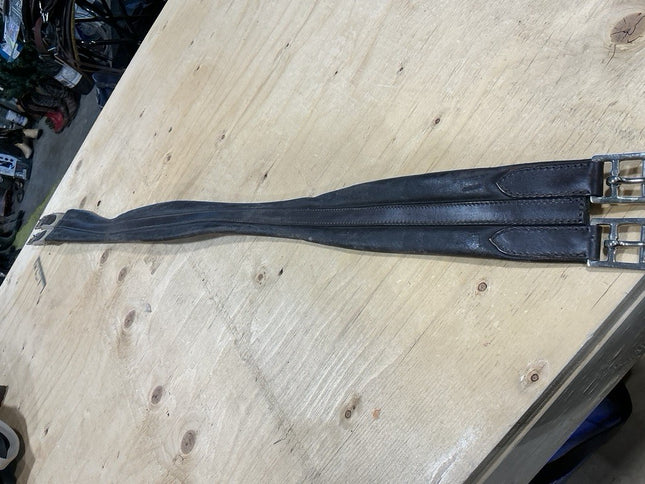 English Girth Leather Elastic End 46"