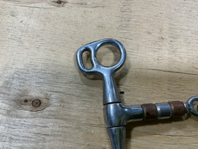 Bit Broken Mouth Curb with Copper Roller