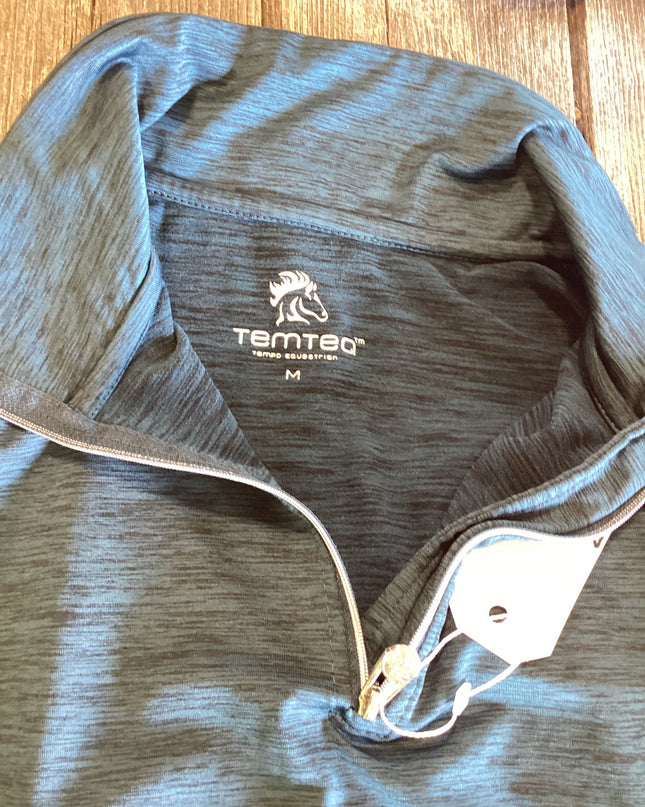 English Shirt Temte Q long Sleeve Med Blue/Black