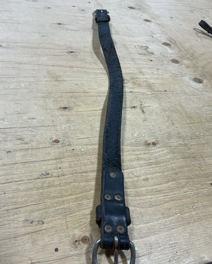 Flank Cinch / Back Leather Black