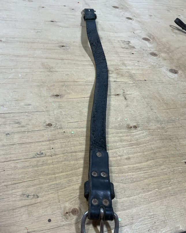 Flank Cinch / Back Leather Black