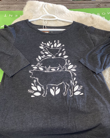 T shirt John Deer XL Grey