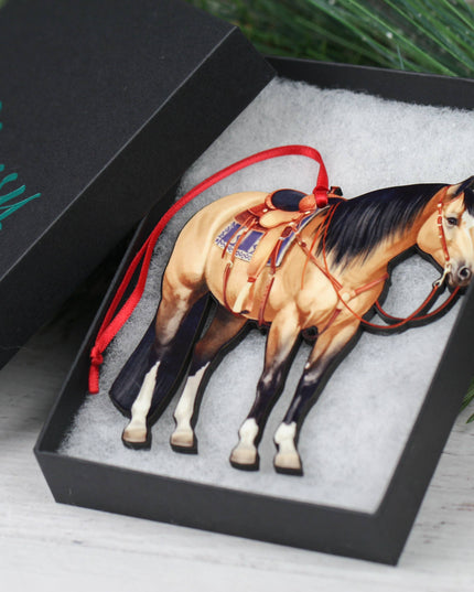 Ornament Buckskin Quarter Horse