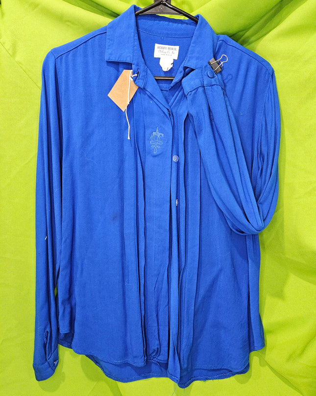Western Shirt Hobby Horse Show Shirt Blue