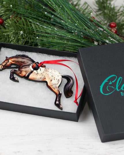 Ornament Jumping -Bay Appaloosa