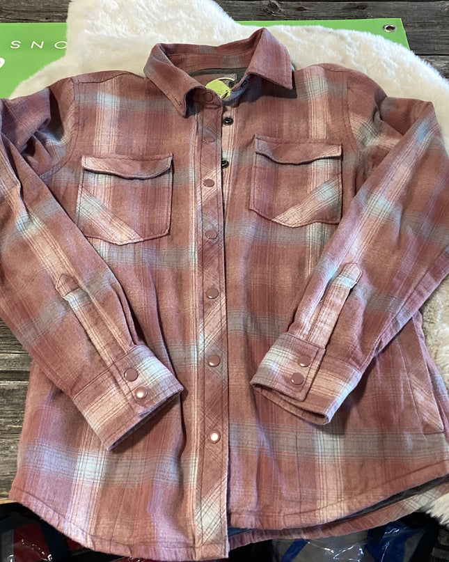 Western Shirt Pink/Brown/Cream