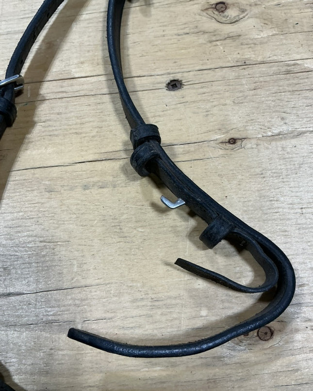 English Headstall Black Leather