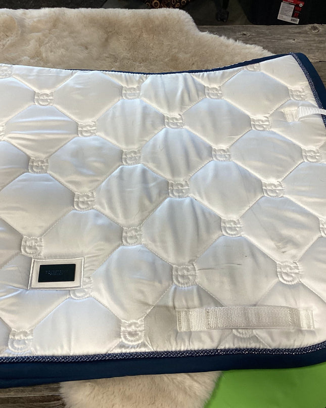 English Saddle Pad Dressage White