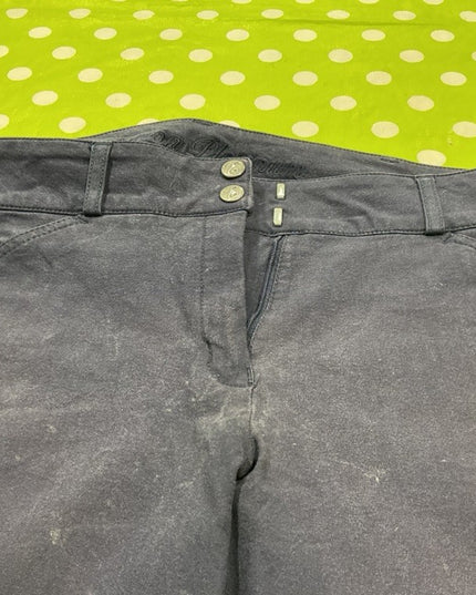 Breeches Elation Platinum Size 30 Blue Denim